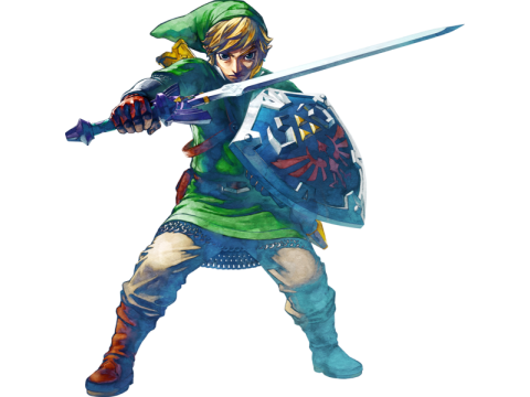 LINK SKYWARD SWORD MINIATURE MODEL FANTASY GAMES RPG DND Model Cetak 3D
