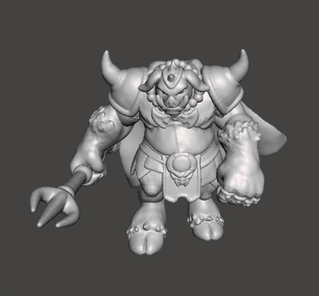GANON MONSTER MINIATURE MODEL FOR FANTASY GAMES RPG AND DND Modèles 3D en vedette .c4d .max .obj .3ds .fbx .stl .blend