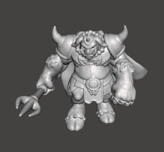 МІНІАТЮРНА МОДЕЛЬ GANON MONSTER ДЛЯ ФЕНТЕЗІЙНИХ ІГОР RPG ТА DND 3D Принт Модель .c4d .max .obj .3ds .fbx .stl .blend 