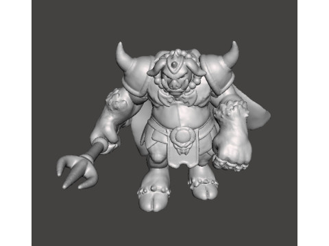 GANON MONSTER MINIATURE MODEL FOR FANTASY GAMES RPG AND DND 3D Принт Модель