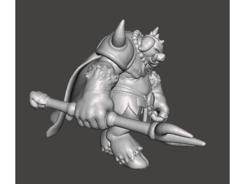 GANON MONSTER MINIATURE MODEL FOR FANTASY GAMES RPG AND DND Modèles 3D en vedette