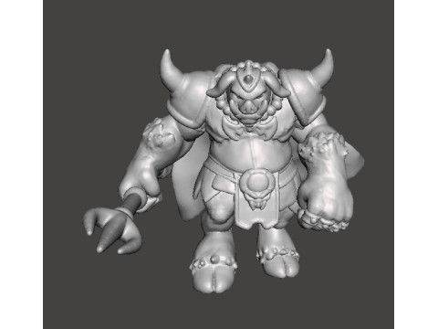 GANON MONSTER MINIATURE MODEL FOR FANTASY GAMES RPG AND DND Modèles 3D en vedette