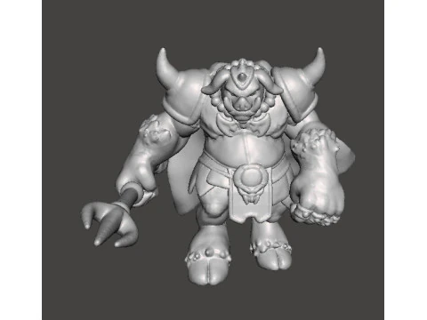 МІНІАТЮРНА МОДЕЛЬ GANON MONSTER ДЛЯ ФЕНТЕЗІЙНИХ ІГОР RPG ТА DND 3D Принт Модель