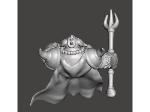 GANON MONSTER MINIATURE MODEL FOR FANTASY GAMES RPG AND DND Modèles 3D en vedette
