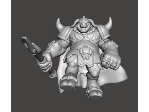 GANON MONSTER MINIATURE MODEL FOR FANTASY GAMES RPG AND DND Modèles 3D en vedette