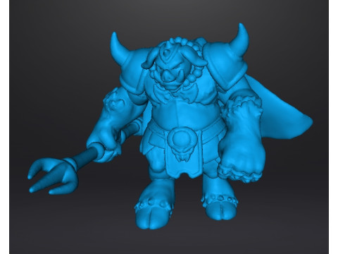 GANON MONSTER MINIATURE MODEL FOR FANTASY GAMES RPG AND DND Modèles 3D en vedette