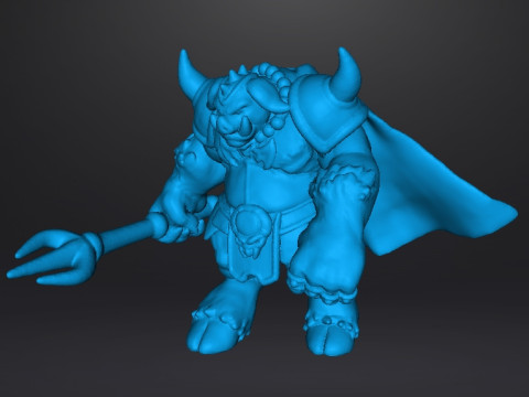GANON MONSTER MINIATURE MODEL FOR FANTASY GAMES RPG AND DND Modèles 3D en vedette