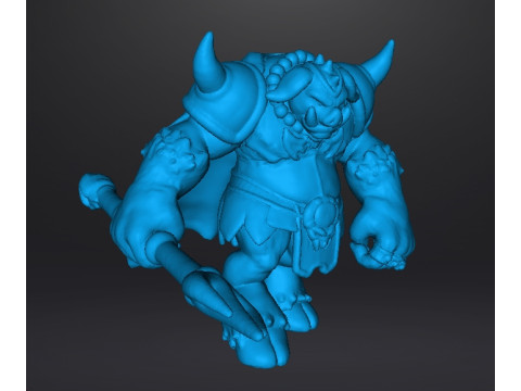 GANON MONSTER MINIATURE MODEL FOR FANTASY GAMES RPG AND DND Modèles 3D en vedette