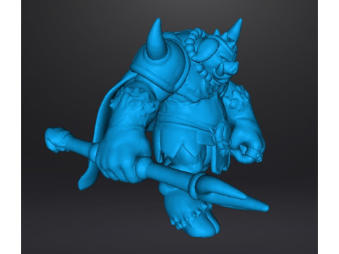 GANON MONSTER MINIATURE MODEL FOR FANTASY GAMES RPG AND DND Modèles 3D en vedette