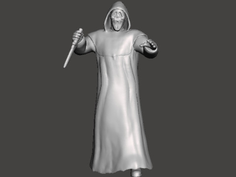 SCREAM GHOSTFACE MINIATURE MODEL FOR HORROR FANTASY GAMES RPG DND 3D Принт Модель