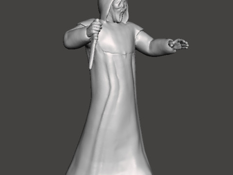 SCREAM GHOSTFACE MINIATURE MODEL FOR HORROR FANTASY GAMES RPG DND 3D Принт Модель