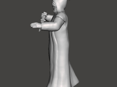 SCREAM GHOSTFACE MINIATURE MODEL FOR HORROR FANTASY GAMES RPG DND 3D Принт Модель
