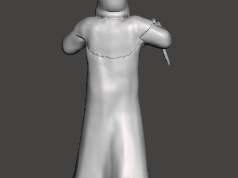 SCREAM GHOSTFACE MINIATURE MODEL FOR HORROR FANTASY GAMES RPG DND 3D Принт Модель