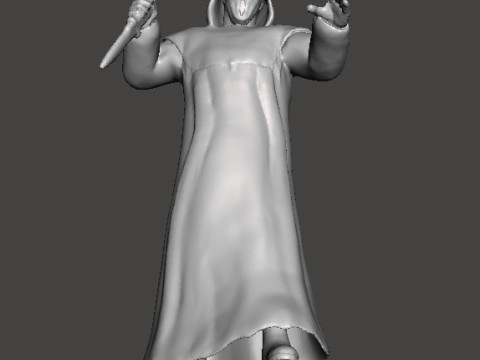 SCREAM GHOSTFACE MINIATURE MODEL FOR HORROR FANTASY GAMES RPG DND 3D Принт Модель