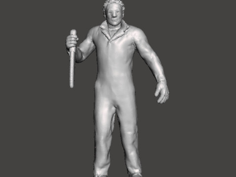MICHAEL MYERS MINIATURE MODEL FOR HORROR FANTASY GAMES RPG DND 3D Baskı Modeli