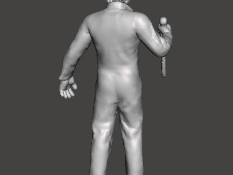 MICHAEL MYERS MINIATURE MODEL FOR HORROR FANTASY GAMES RPG DND 3D Baskı Modeli