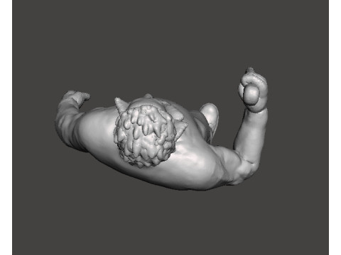 MICHAEL MYERS MINIATURE MODEL FOR HORROR FANTASY GAMES RPG DND 3D Baskı Modeli
