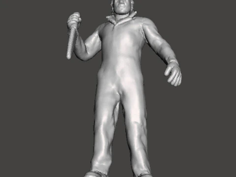 MICHAEL MYERS MINIATURE MODEL FOR HORROR FANTASY GAMES RPG DND 3D Print Model