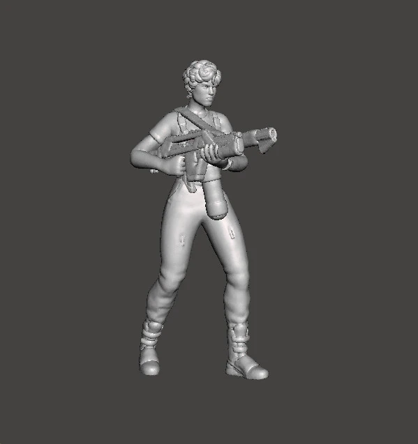 RIPLEY MINIATURE MODEL FOR SCIFI AND FANTASY GAMES RPG DND 3D Print Model .c4d .max .obj .3ds .fbx .stl .blend 
