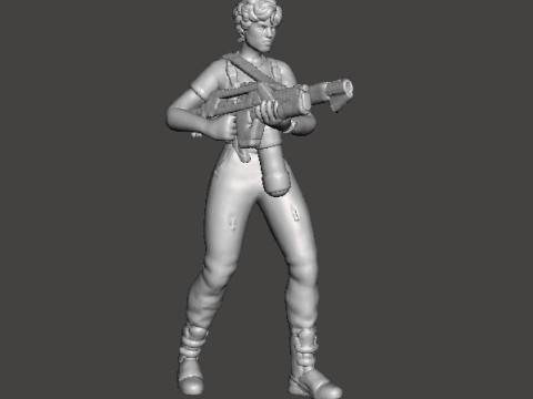 RIPLEY MINIATURE MODEL FOR SCIFI AND FANTASY GAMES RPG DND 3Dプリントモデル