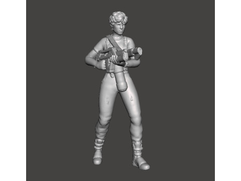 RIPLEY MINIATURE MODEL FOR SCIFI AND FANTASY GAMES RPG DND 3D Print Model