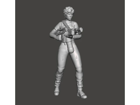 RIPLEY MINIATURE MODEL FOR SCIFI AND FANTASY GAMES RPG DND 3D Print Model