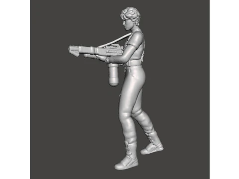 RIPLEY MINIATURE MODEL FOR SCIFI AND FANTASY GAMES RPG DND 3D Print Model