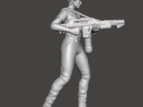 RIPLEY MINIATURE MODEL FOR SCIFI AND FANTASY GAMES RPG DND 3D Print Model
