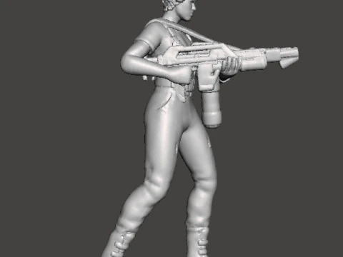 RIPLEY MINIATURE MODEL FOR SCIFI AND FANTASY GAMES RPG DND 3D Print Model