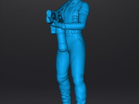 RIPLEY MINIATURE MODEL FOR SCIFI AND FANTASY GAMES RPG DND 3D Print Model