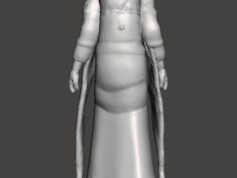 BROKEN NECK GHOST GIRL MINIATURE MODEL FOR HORROR FANTASY GAMES RPG DND 3D Baskı Modeli