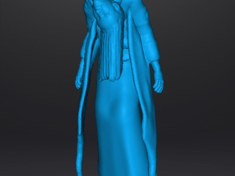 BROKEN NECK GHOST GIRL MINIATURE MODEL FOR HORROR FANTASY GAMES RPG DND 3D Baskı Modeli
