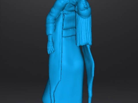 BROKEN NECK GHOST GIRL MINIATURE MODEL FOR HORROR FANTASY GAMES RPG DND 3D Baskı Modeli