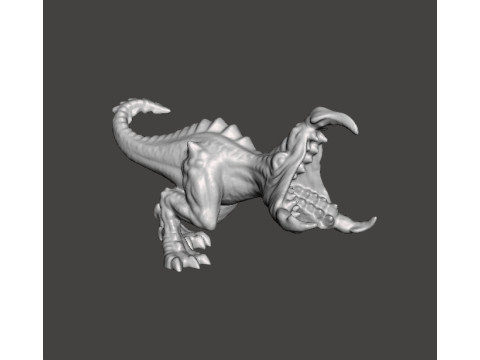 EXTRAPLANAR MARAUDER MINIATURE MODEL FOR FANTASY OR SCIFI GAMES RPG DND 3D 프린트 모델