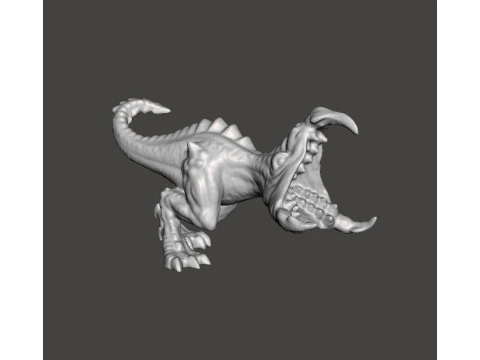 适用于奇幻或科幻游戏角色扮演游戏 DND 的异位面掠夺者微型模型 3D 打印模型