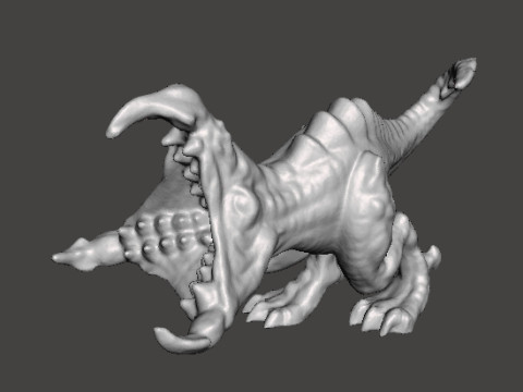 EXTRAPLANAR MARAUDER MINIATURE MODEL FOR FANTASY OR SCIFI GAMES RPG DND 3D Baskı Modeli