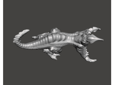 EXTRAPLANAR MARAUDER MINIATURE MODEL FOR FANTASY OR SCIFI GAMES RPG DND 3D Baskı Modeli