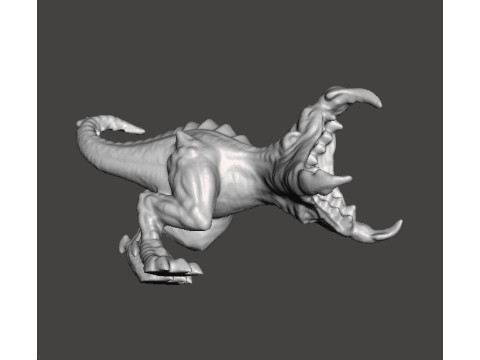 EXTRAPLANAR MARAUDER MINIATURE MODEL FOR FANTASY OR SCIFI GAMES RPG DND 3D Baskı Modeli