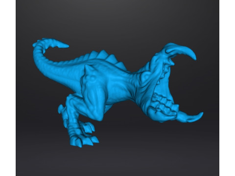 EXTRAPLANAR MARAUDER MINIATURE MODEL FOR FANTASY OR SCIFI GAMES RPG DND 3D Baskı Modeli
