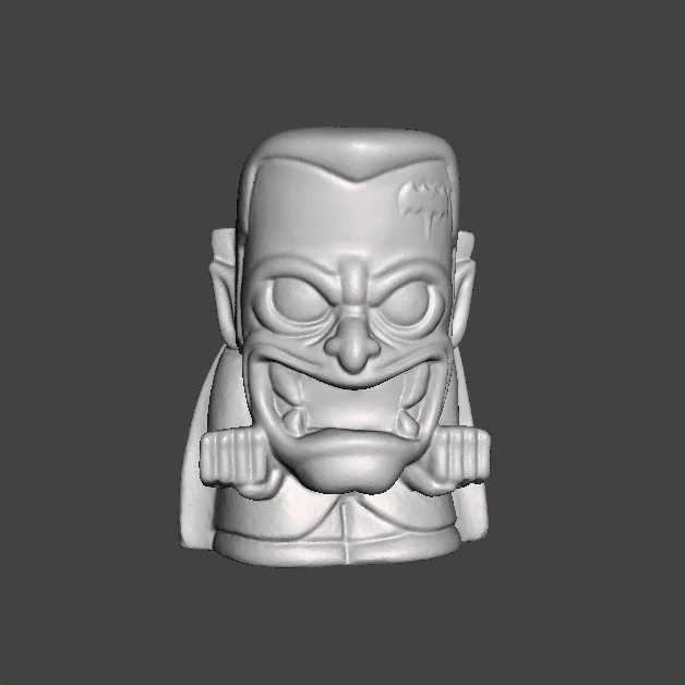 DRACULA CHIBI HALLOWEEN VINTAGE FIGURE MODEL STATUE ORNAMENT 3D Print Model .c4d .max .obj .3ds .fbx .stl .blend 