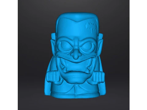 DRACULA CHIBI HALLOWEEN VINTAGE FIGURE MODEL STATUE ORNAMENT 3D Print Model