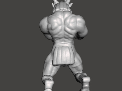 MINOTON BRONZE MINOTAUR MINIATURE MODEL FOR FANTASY GAMES RPG DND Modèles 3D en vedette