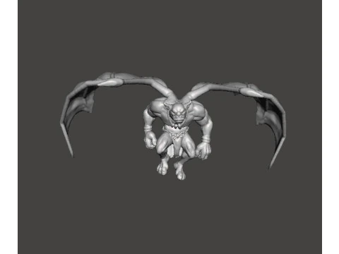 फैंटेसी गेम्स आरपीजी डीएनडी के लिए गार्गॉयल मिनियन मिनिएचर मॉडल 3D प्रिंट मॉडल