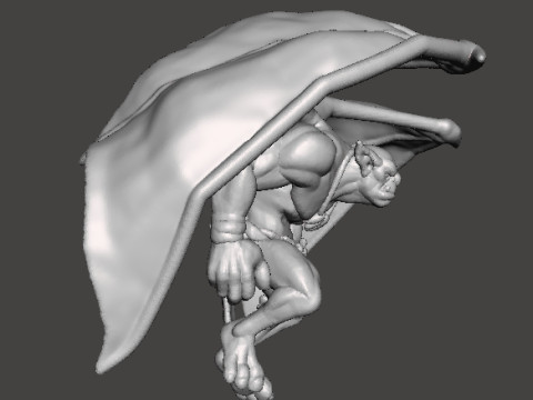 GARGOYLE MINION MINIATURE MODEL FOR FANTASY GAMES RPG DND 3D Baskı Modeli