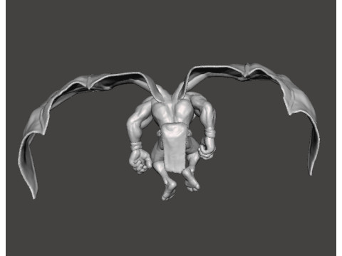 GARGOYLE MINION MINIATURE MODEL FOR FANTASY GAMES RPG DND 3D Baskı Modeli