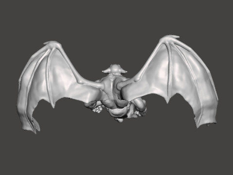 GARGOYLE MINION MINIATURE MODEL FOR FANTASY GAMES RPG DND 3D Baskı Modeli