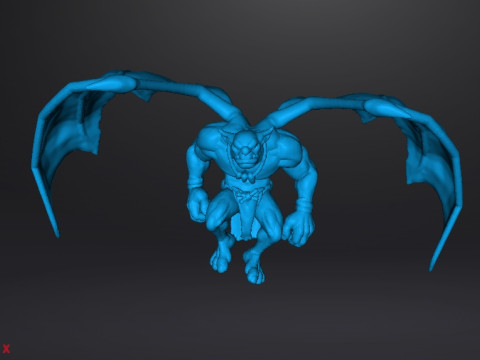 GARGOYLE MINION MINIATURE MODEL FOR FANTASY GAMES RPG DND 3D Baskı Modeli