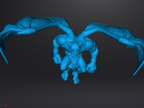 GARGOYLE MINION MINIATURE MODEL FOR FANTASY GAMES RPG DND 3D Baskı Modeli