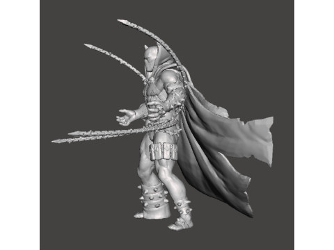 SPAWN CHAIN ATTACK MINIATURE MODEL FOR FANTASY OR SUPERHERO GAMES RPG DND 3D Принт Модель