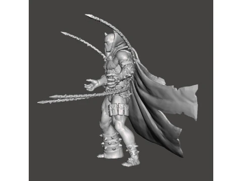 SPAWN CHAIN ATTACK MINIATURE MODEL FOR FANTASY OR SUPERHERO GAMES RPG DND 3D Print Model